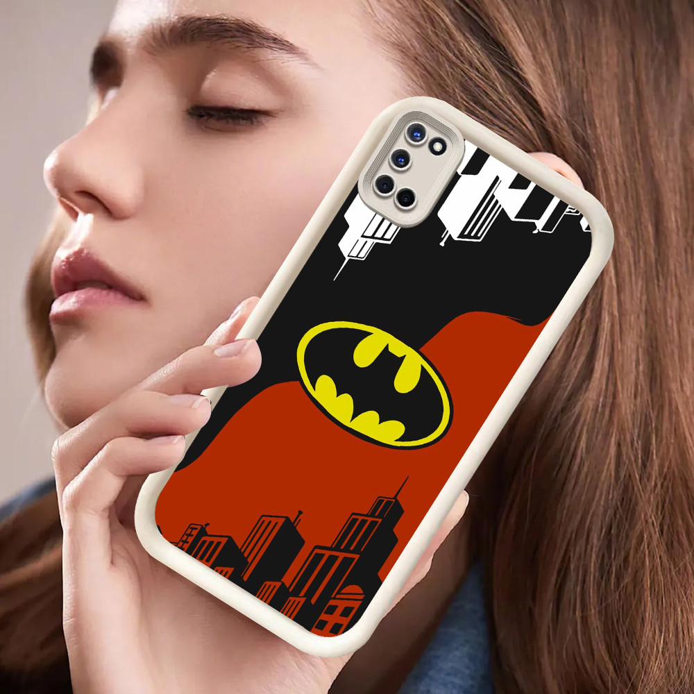 DE-4 สีดํา Batman สําหรับ OPPO A77 A94 A57s F19S A95 A77s A76 A96 A74 F25 Pro