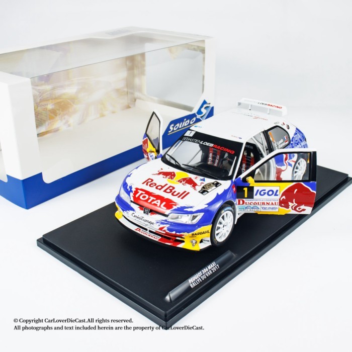 Solido/Solido 1: 18 PEUGEOT PEUGEOT 306 MAXI Rally โมเดลรถโลหะผสม