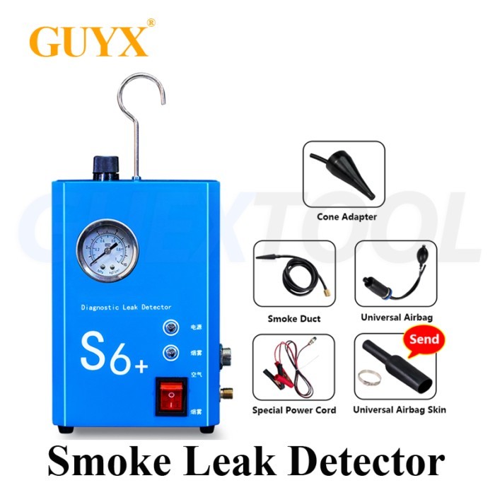Smoke Leak Detector Auto Smoke Machine Fuel System Engine Exhaust Pipe Leak Detection For Motorcycl