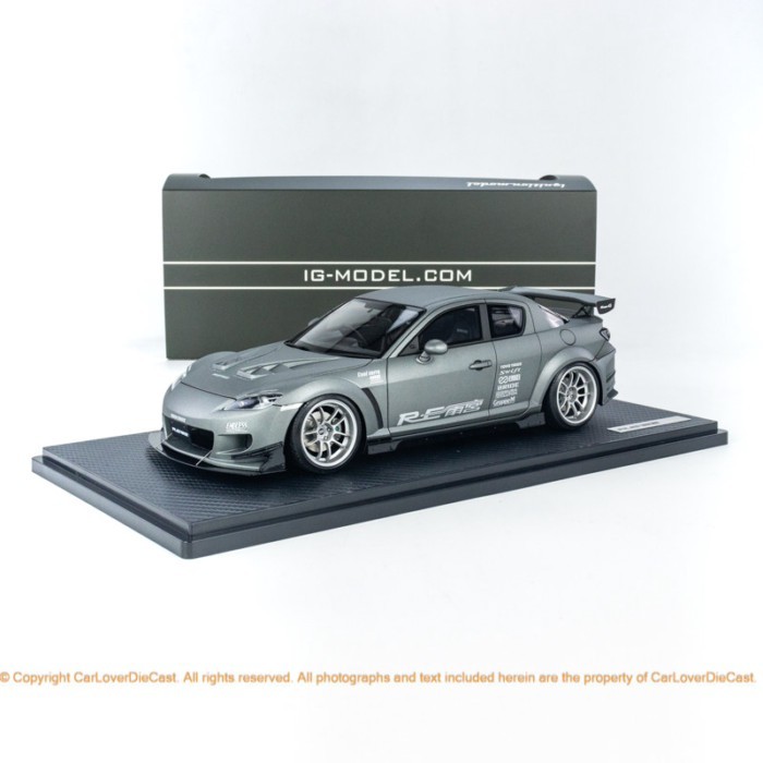 IG 1: 18 Mazda RX-8 (SE3P) RE Amemiya Amemiya เรซิ่นรถรุ่นพร้อมสต็อก