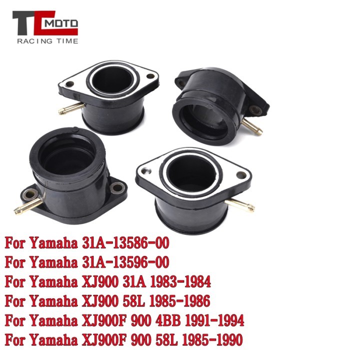 TCMOTO For Yamaha XJ900 XJ 900  XJ900F 4BB 58LMotorcycle Carburetor Intake Interface Carb Adapter 3