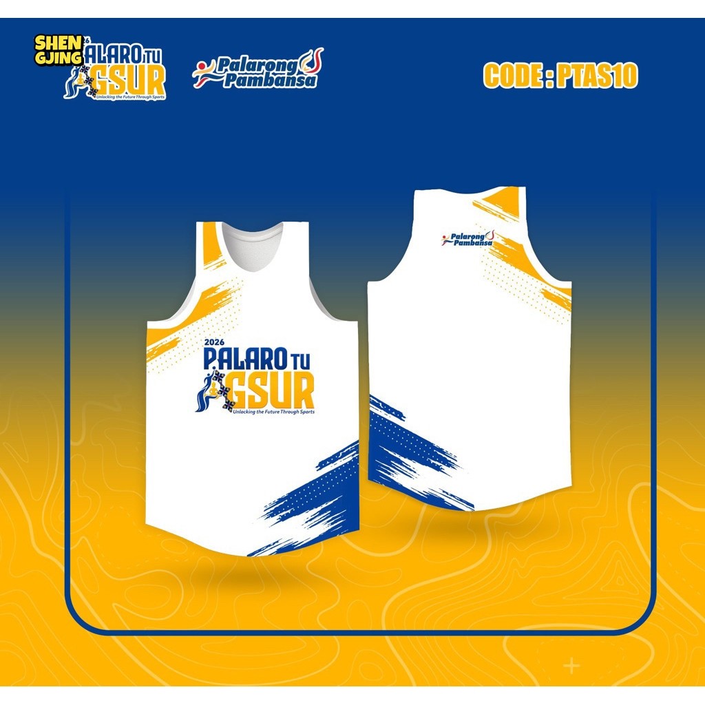 SHENGJING-Palaro Tu Agsur Full Sublimation Jersey - ปรับแต่งนามสกุลและหมายเลขฟรี