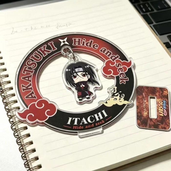 Naruto Shippuden Uchiha Itachi Akatsuki อะคริลิค Chibi Desktop Decor สะสม