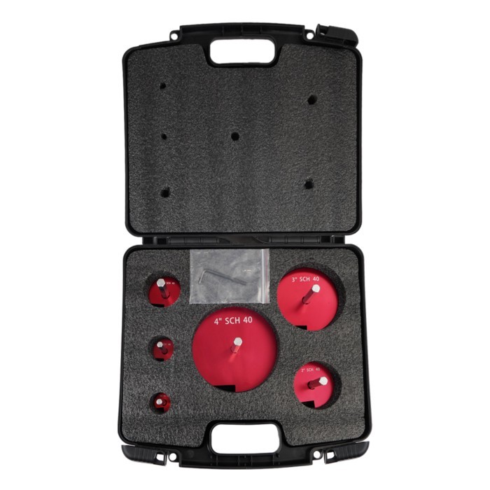 PVC Pipe Reamer Fitting Saver Set 3/4" 1" 1-1/2" 2" 3" 4" Schedule 40 Hub Saver for PVC CPVC ABS Dr