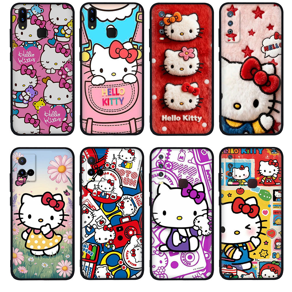 เคสซิลิโคนอ่อนนุ่มสําหรับ Xiaomi Mi 8 Lite 9 9T Pro A3 CC9E 10T Pro Pocophone F1 P194 Hello Kitty เค