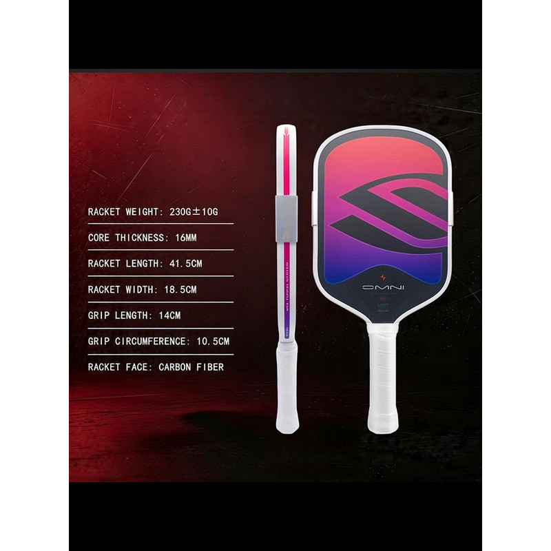 OMNI Pickle Racket Carbon Fiber Frosted slk Hot Pressed 5th Generation pickleball paddle