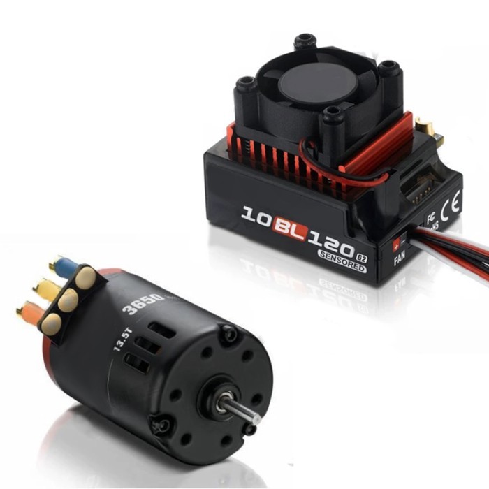 10BL120 G2 120A 3650 SD Removable Induction Brushless Motor Gold Plated Connector