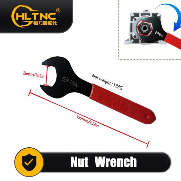 Universal Wrench Spring Collet ER Specific A-Type ER11 ER16 ER20 Suitable For Spring Collet Install