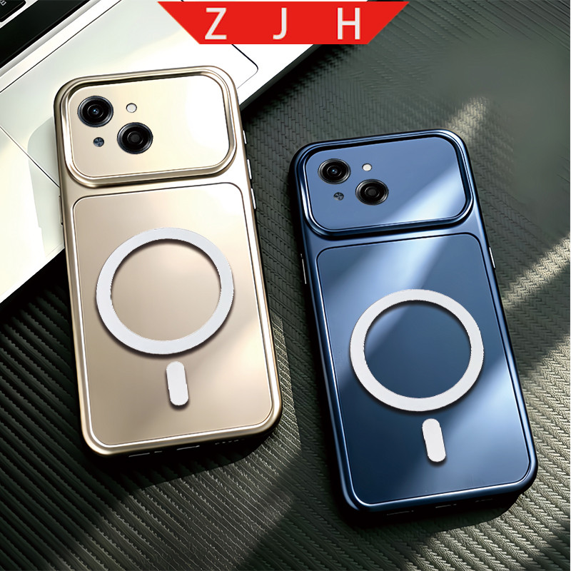 เหมาะสําหรับ Tecno spark GO 1 2025 เคสโทรศัพท์ใหม่ขดลวดแม่เหล็กกันกระแทกสีหน้าต่างขนาดใหญ่ Casingr MKLKN01