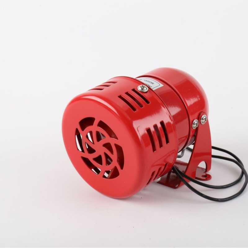 ทนทาน Horn Wind Screw Buzzer ms-190 Motor Alarm 220V24v12V Air-Proof Alarm