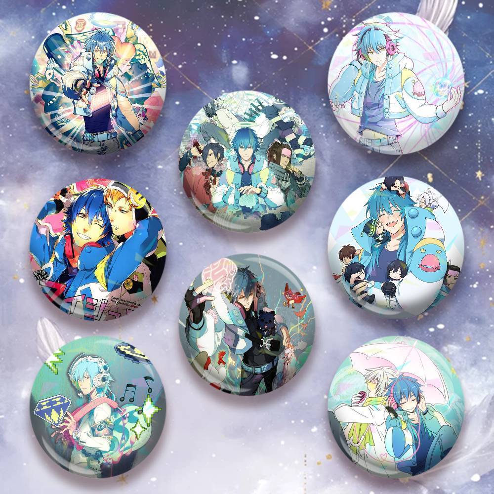 D-DRAMAtical Murder Clear Aoba Icon Badge เข็มกลัดดีบุกแฮนด์เมดสําหรับหน้าอกเครื่องประดับตกแต่งอีสเต