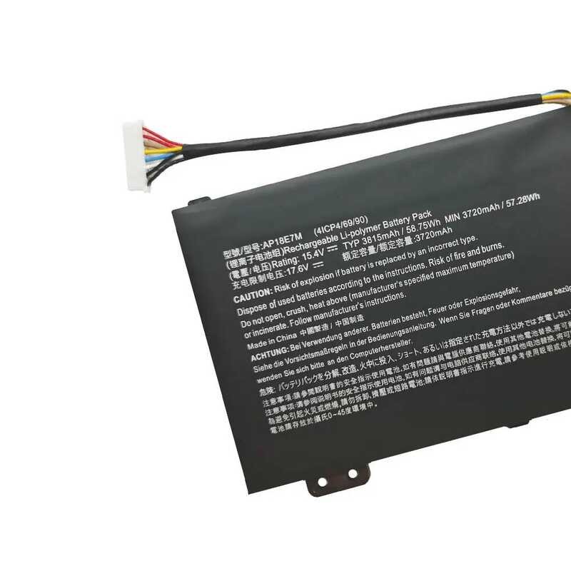 ▥ คุณภาพสูง Ap18e7m/E8m แบตเตอรี่แล็ปท็อปสําหรับ Acer N18c3 N18c4 Nitro 5 An515-54 An515-43 An5