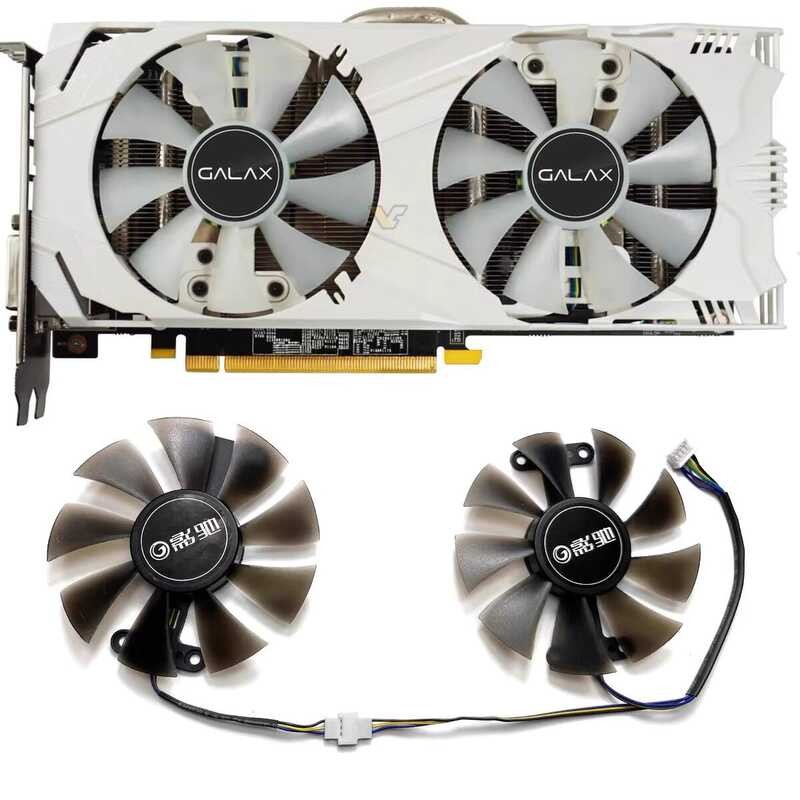 GALAX/GALAX GTX950 960 GTX1060 ทั่วไปสีดําจะ 970 รุ่นพัดลมการ์ดกราฟิก