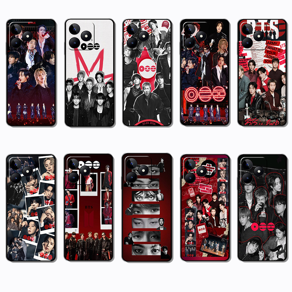 เคสโทรศัพท์สีดําแบบนุ่มสําหรับ OPPO A5i A5X A5 Pro A5m A3NFC bts caseg