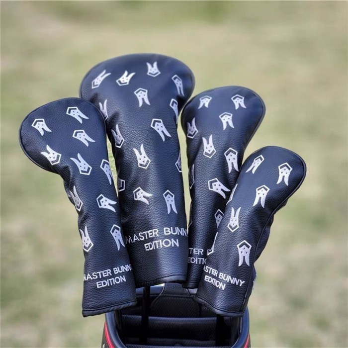PG Cute Golf Putter Wood Golf Club Head Cover Protective Cover No. ฝาครอบหัวบอล 1 ชิ้น