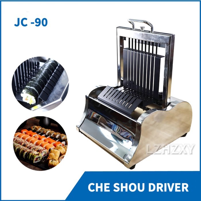 Commercial Sushi Roll Slicer Sushi Flap Sushi Maker Cutting Stainless Steel Manual Sushi Roll Cutti