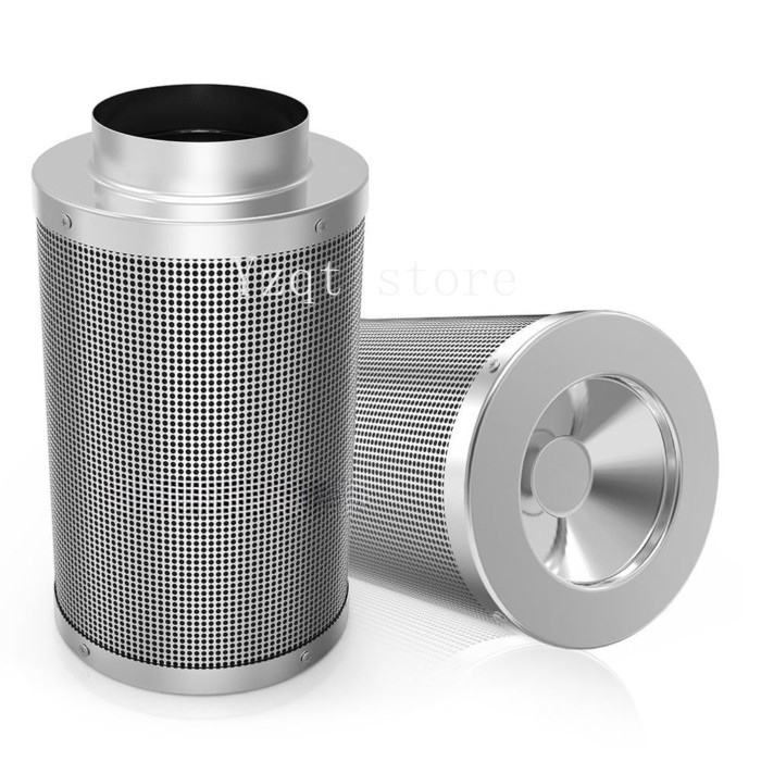Export 4 inch 6 inch 8 inch greenhouse plant tent pipe barrel type, activated carbon air filter, pu