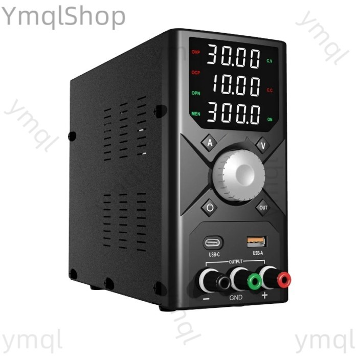 Adjustable DC Power Supply 30V10A Lab Bench Power Supply Encoder Regulation Laboratory Power Supply