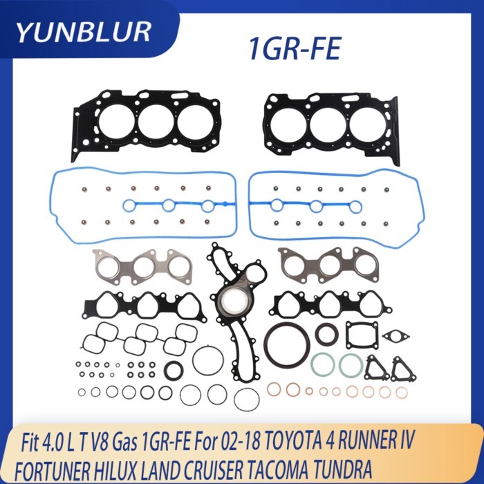 Engine Parts Full Gasket Set Fit 4.0 L T V8 Gas 1GR-FE For 02-18 TOYOTA 4 RUNNER IV FORTUNER HILUX