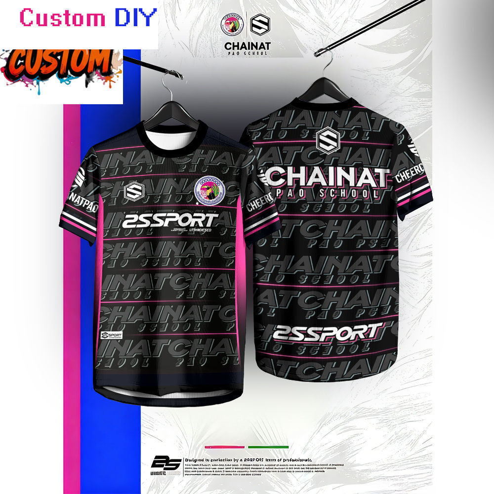 เสื้อแข่งดิจิตอล เสื้อฟุตบอล Chainat Fc Champion Football 7hd 2026 Sports Champion Football Chainat 