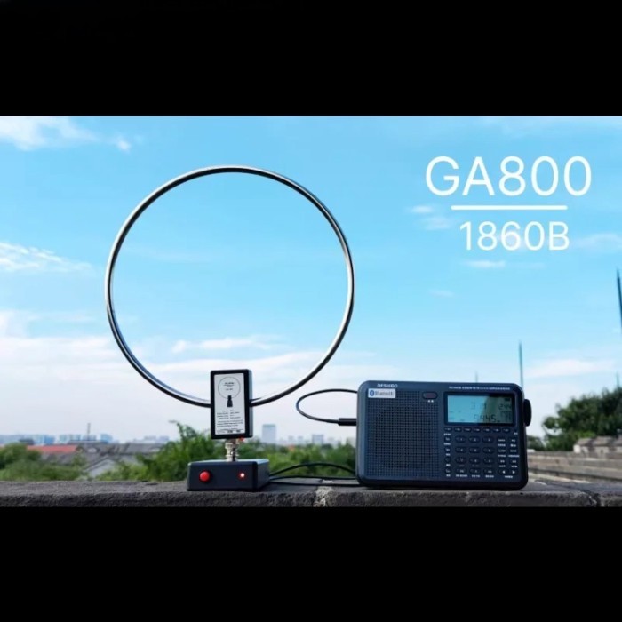 Deshibo GA800 radio medium wave shortwave SSB aviation band receiving active loop antenna