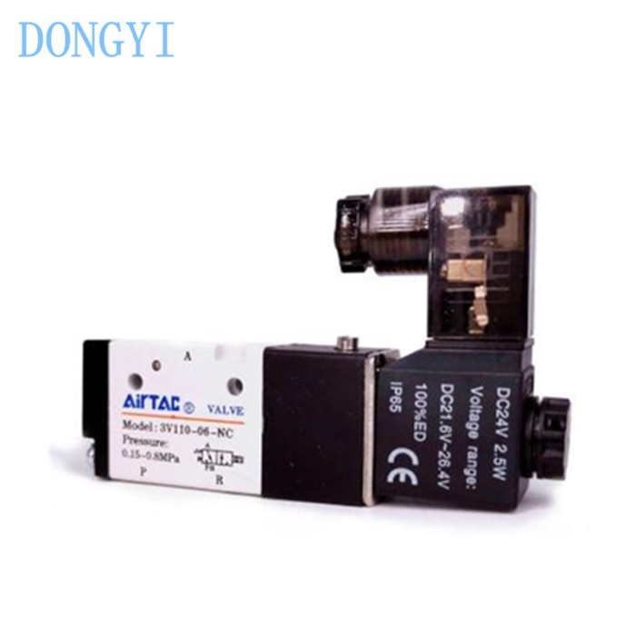 Solenoid Valve 3V100 3V110 3V110-06-NC 3V110-06-NO A B C E F -I 3V110-M5-NC/NO 3V11006NCBI AC220V D