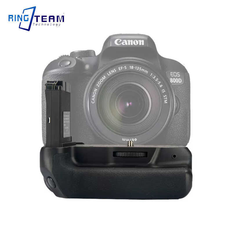 ที่จับกล้อง เหมาะสําหรับ Canon 77D T7i X9i 9D ที่จับกล้องแนวตั้งกล่องแบตเตอรี่
