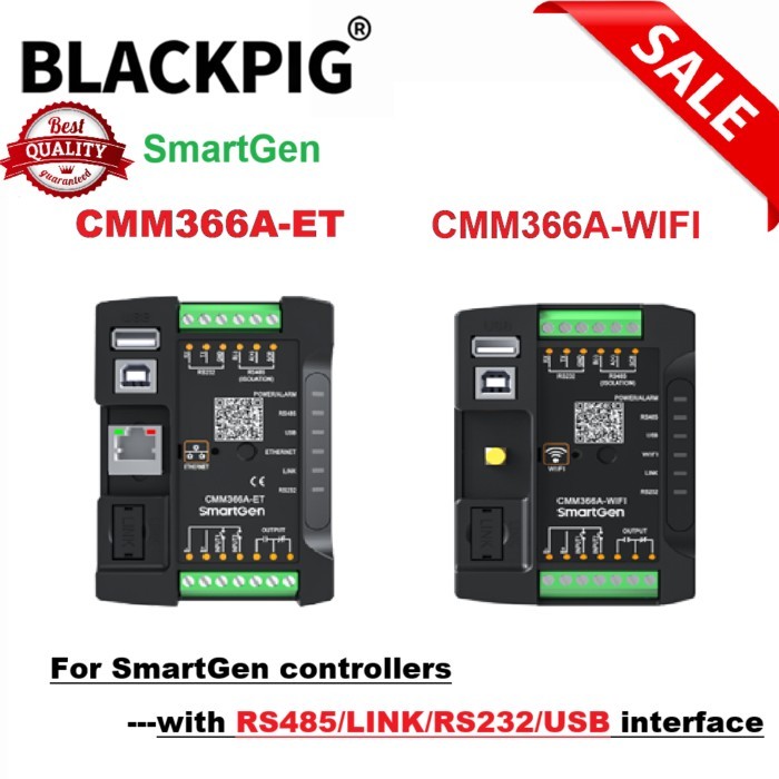 SmartGen Controller Communication Module CMM366A-ET Wired Ethernet CMM366A WIFI Cloud Server Intern