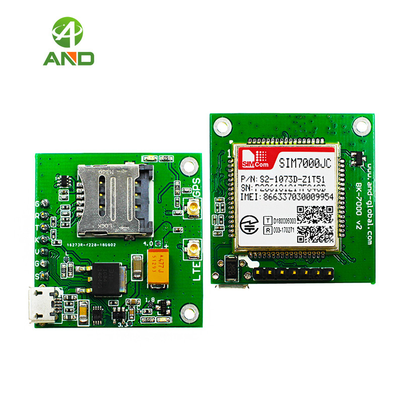 และญี่ปุ่น SIM7000JC breakout board LTE Cat M1,NB IoT Moudle ชุด B1/B3/B5/B8/B18/B19/B261pc