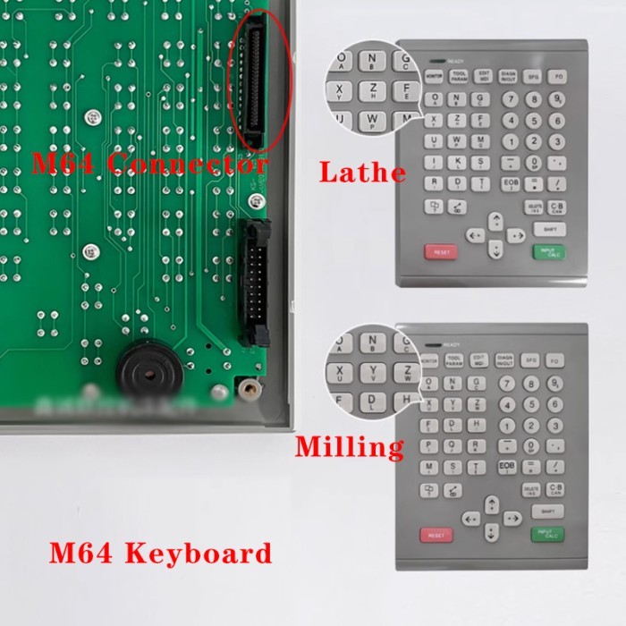 KS-4MB911A KS-4MB913A Keyboard For Mitsubishi M64 M520