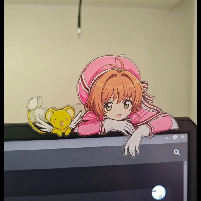 Cardcaptor Sakura ขาตั้งอะคริลิค Sakura Tomoyo Syaoran Kero Chan เครื่องประดับสะสมตกแต่ง