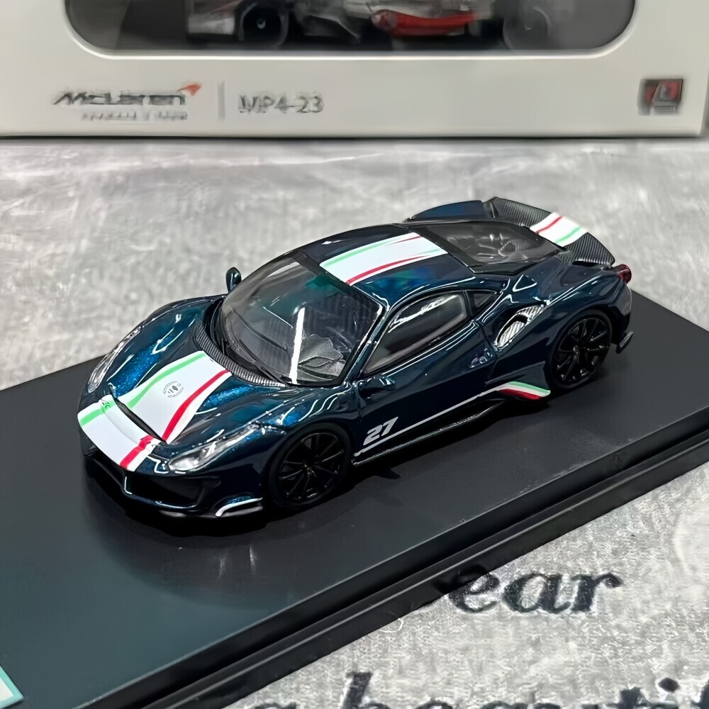 Stance Hunters 1:64 488 Pista Novetic โมเดลรถโลหะผสม