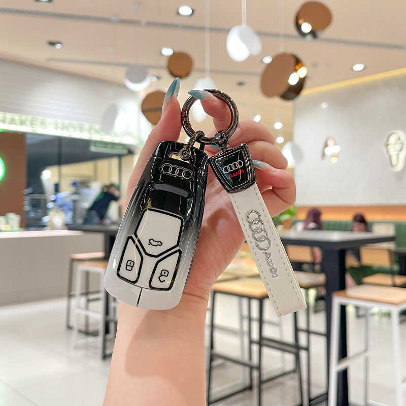 เหมาะสําหรับ 025 Audi A6L ฝาครอบ A7L All A3L กระเป๋า Q7 หัวเข็มขัด Q5L A4L เปลือก A8L High-End โลหะ