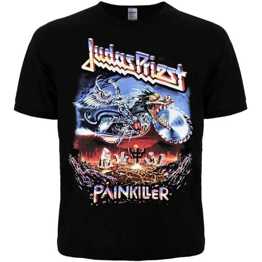 เสื้อยืด Judas Priest "Painkiller" สีดํา