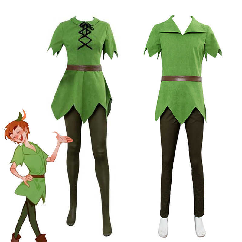 Peter Pan cs Boys Girls Kids Halloween play Party Costume