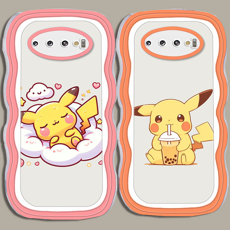 A-18 Pokemon TPU Casing สําหรับ Samsung S9 Note 8 S8 9 S10 Plus เคสใส