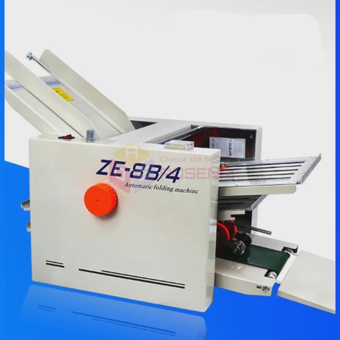 310*700mm Paper Automatic Folding Paper Machine Auto ZE-8B/4 Paper Folder 4 Folding Trays
