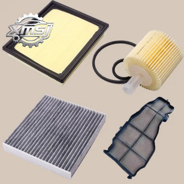 17801-37020 87139-0N010 Juego  filtros para Toyota Prius XW30 1.8L motor híbrido cabina AC filtro
