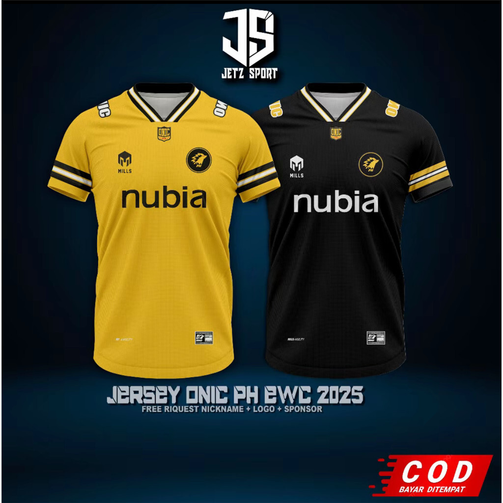 ล่าสุด Onic philippines PH เสื้อยืด Jersey 2026 2026 Season 15 EWC 2026 ฟรี Nickname 222
 เสื้อทีเชิ