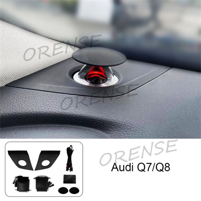 Rise Lift Ambient Light Smart Speaker Audio For Audi  A4 A5 A6 A7 Q5 Q7 Q8 C7 C8 B9 Tweeter Door Co