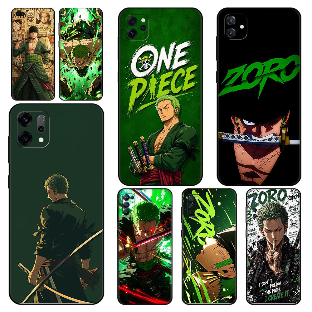 ผจญภัยอะนิเมะ Zoro One Piece ^ZO1 สําหรับ OPPO A1 A98 F23 A3 S A5 X Pro A9 A5S A7 A8 A31 A12 S A12E 