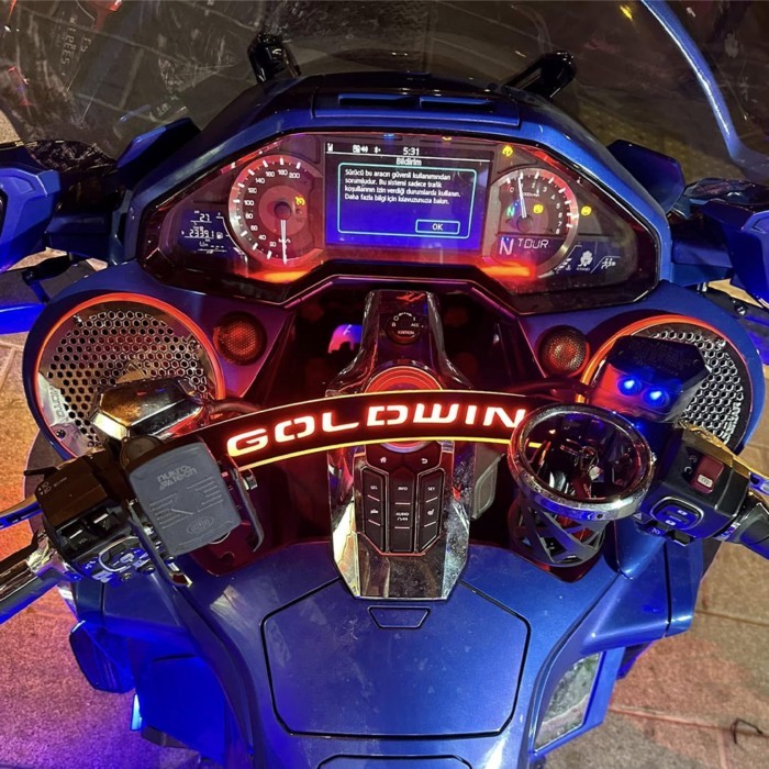 For Honda Goldwing 1800 GL1800 Gold Wing 1800 2018-2025 LED Lighted Accessories Goldwing 1800 LED H