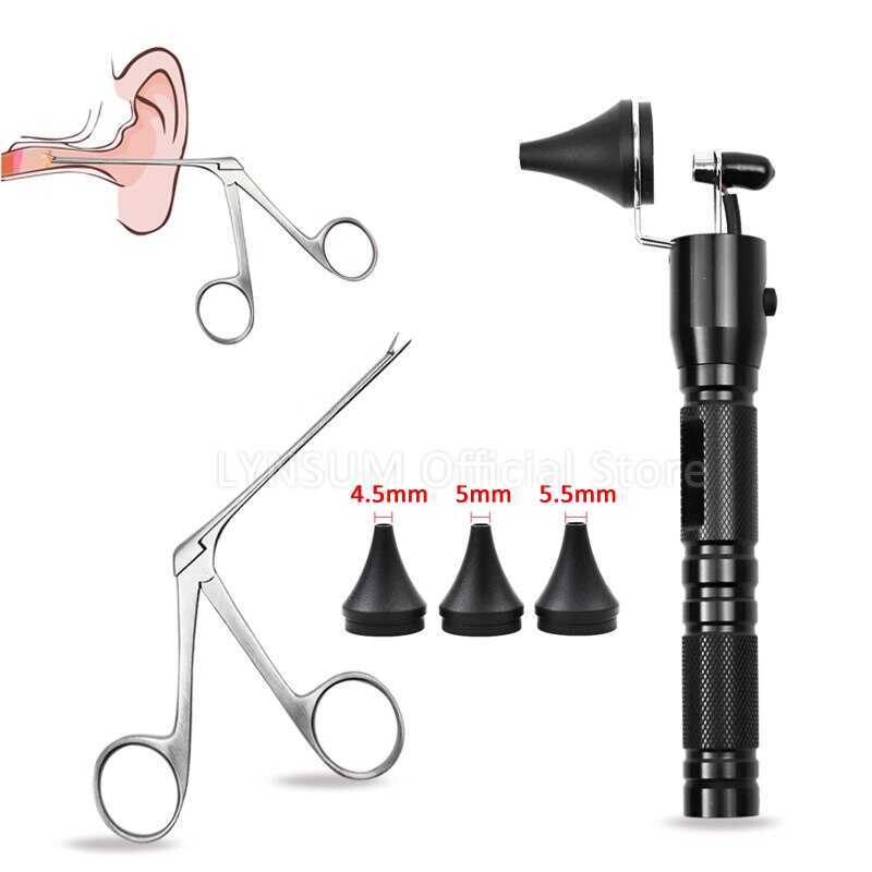 ❤ New Arrival Medical Ear Wax Endoscope Earwax Remover Hartman Micro Alligator Crocodile Forcep