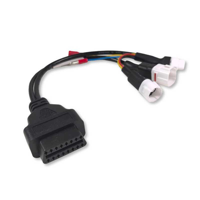 สําหรับ ~ Yamaha 3pin และ 4pin สําหรับ Honda 4pin รถจักรยานยนต์สาย 3IN1 รถจักรยานยนต์สายวินิจฉัยอะแ