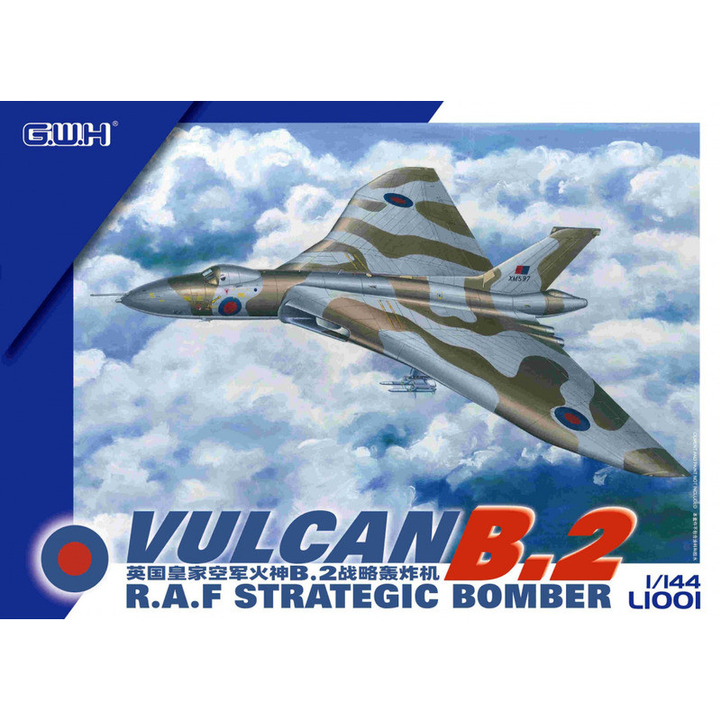 Great Wall Hobby L1001 R.A.F. Strategic Bomber Vulcan B.2 1/144 Static model kit