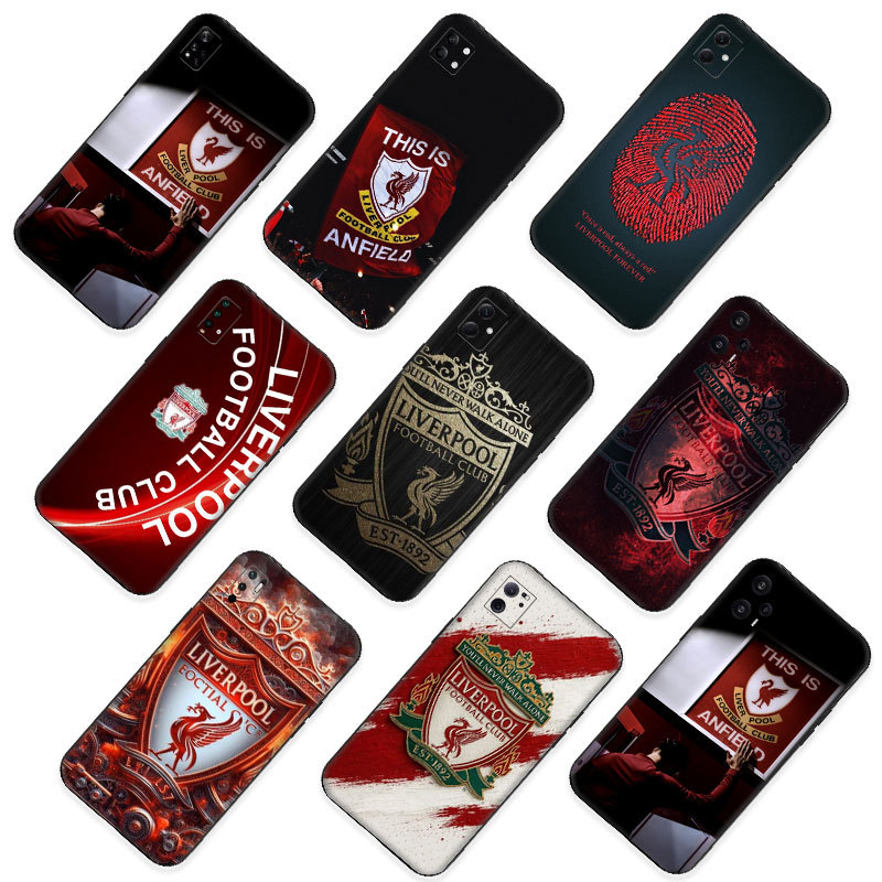 สําหรับ Redmi 6 6A Pro 7A 8 8A 9A 9C 9T NFC ป้องกันซิลิโคน soft shell TPU Cool กรณีศึกษาลิเวอร์พูลฟุ