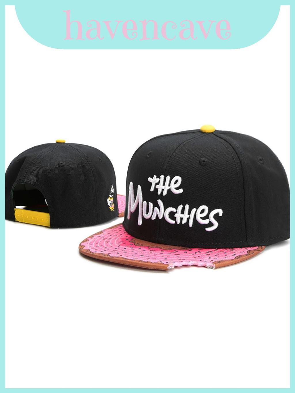 หมวก Munchies เบสบอลสําหรับผู้ใหญ่พร้อมวัสดุตาข่ายผ้าฝ้ายและบังแดดทั้งหมดสําหรับ Seasons