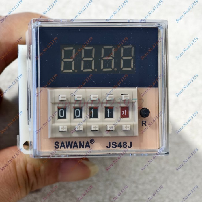 1PC JS48J-A 11pins  or JS48J 8pins SAWANA New Original  Digital Counter 220VAC or 24VDC