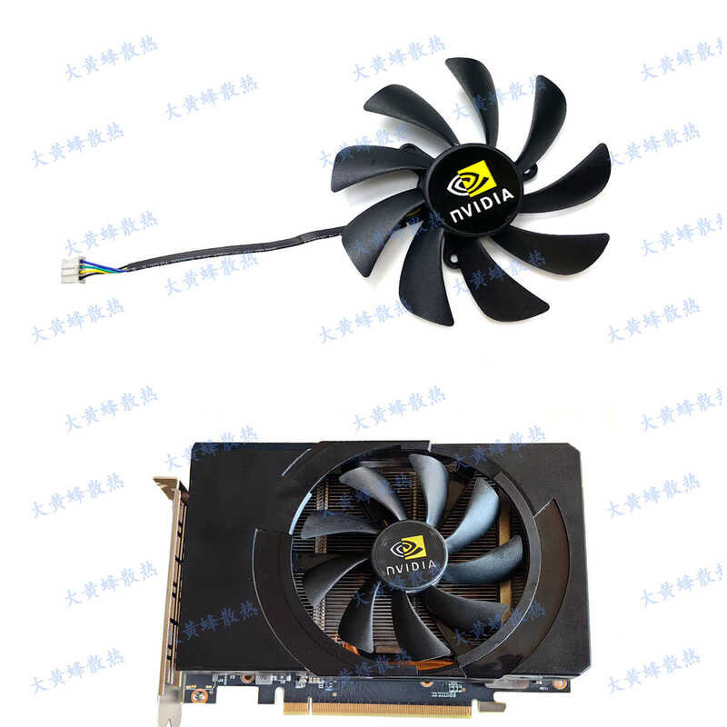 ยี่ห้อใหม่ NVIDIA สีขาวยี่ห้อ RTX2060M 2070M GTX1660ti Magic เปลี่ยนการ์ดกราฟิกการ์ดพัดลมระบายความร้
