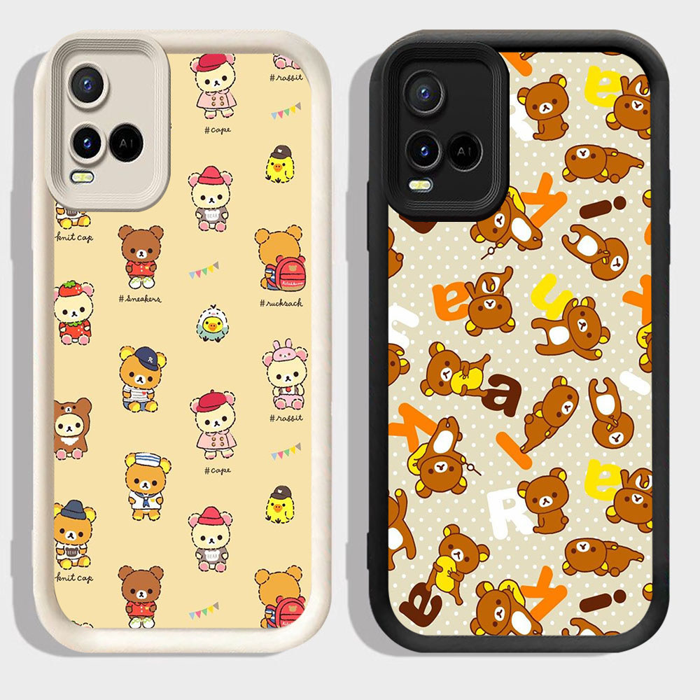 เคสป้องกันสําหรับ VIVO Y21 V20 Y21s Y21t Y33s Y21e Pro กรณี NR26 Rilakkuma